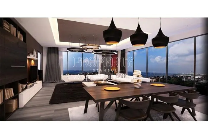 One of the living rooms in Atalay Residence
