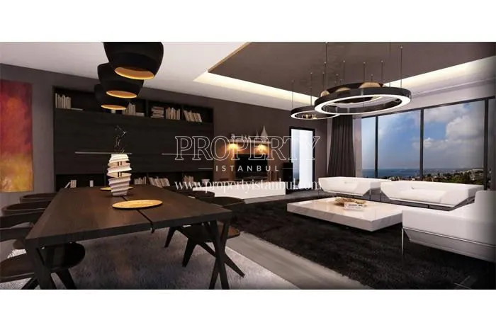 One of the living rooms in Atalay Residence