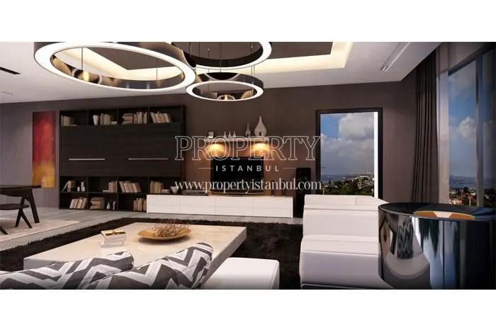 One of the living rooms in Atalay Residence