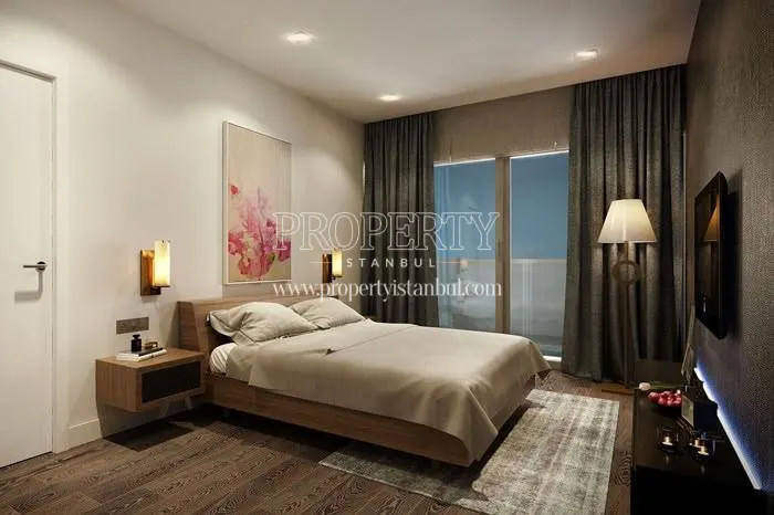 One of the master bedrooms in Atiye Residence