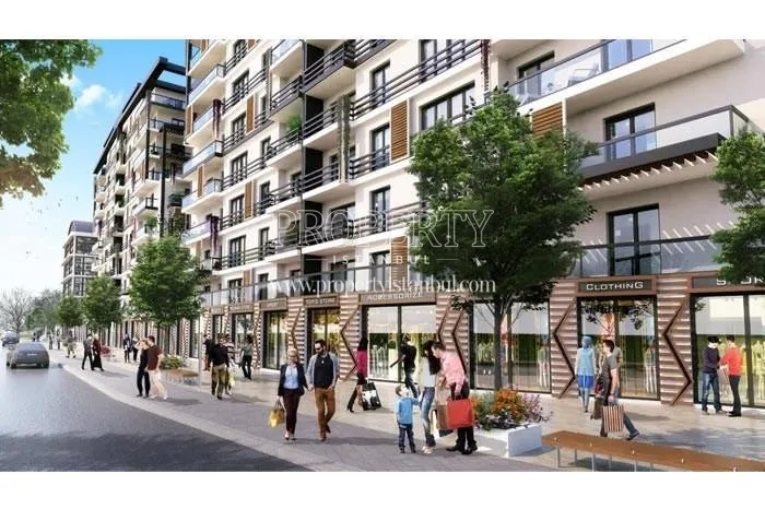 The shopping center in Atlantik Life