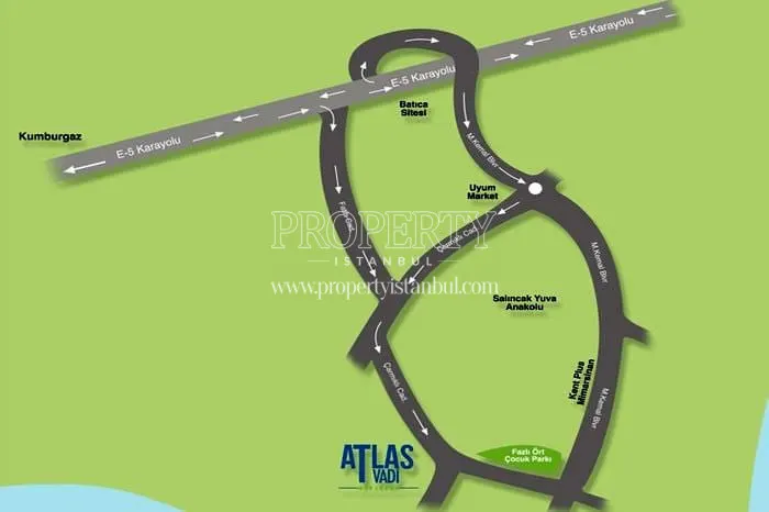 The location of Atlas Vadi Mimaroba