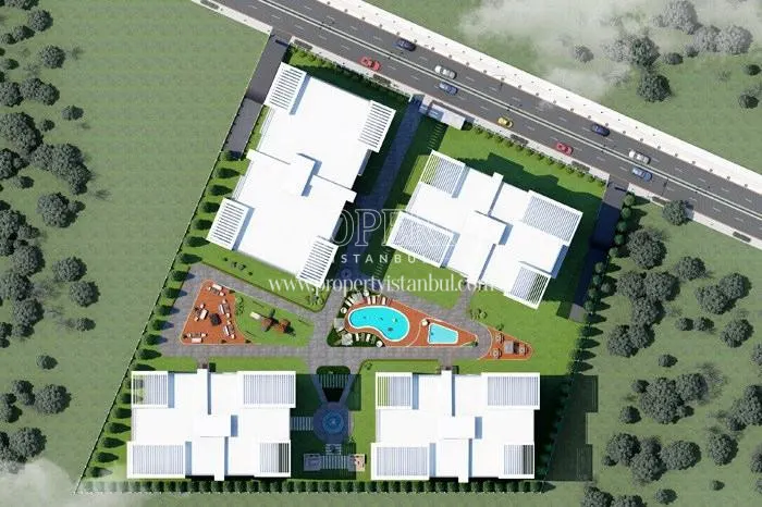 The layout plan of the Avcilar Garden compound