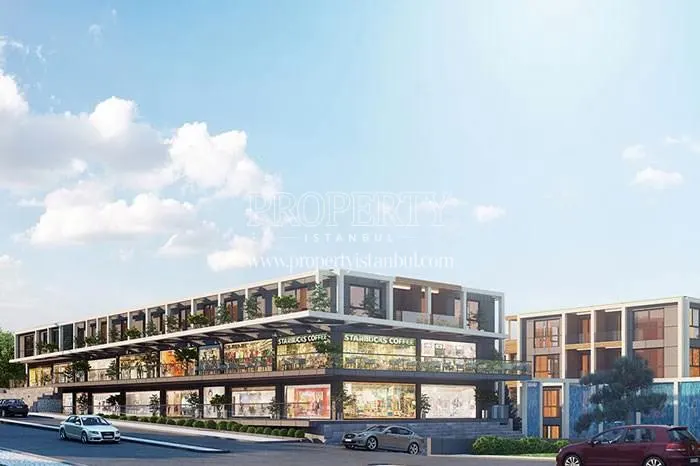 The shopping center in Avlu Kurtkoy