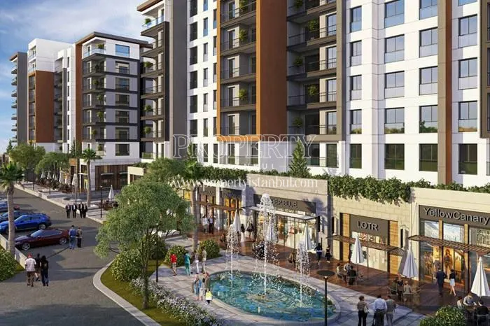 The shopping center in Avrupa Konutlari Atakent 4