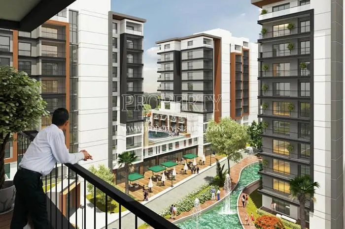 One of the unit balconies in the Avrupa Konutlari Atakent 4 apartments