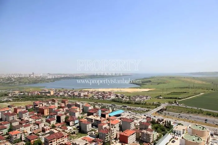 The lake view from the Avrupa Konutlari Ispartakule 3 apartments