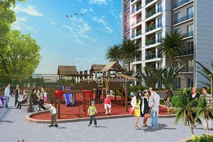 Playground for children in Avrupa Konutlari TEM 2