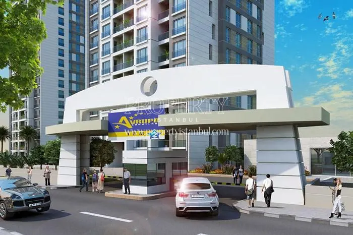 The entrance of Avrupa Konutlari TEM 2