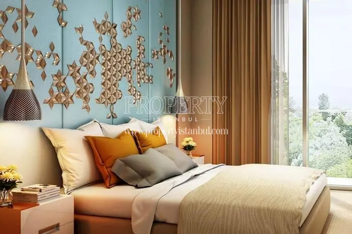 One of the bedrooms in Avrupa Residence & Office Atakoy