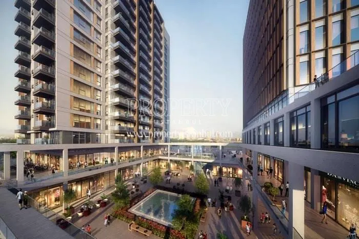 The shopping center in Avrupa Residence & Office Atakoy