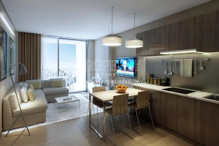 One of the apartments in Avrupa Residence & Office Atakoy