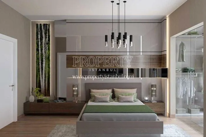 One of the master bedrooms in Avrupark Hayat