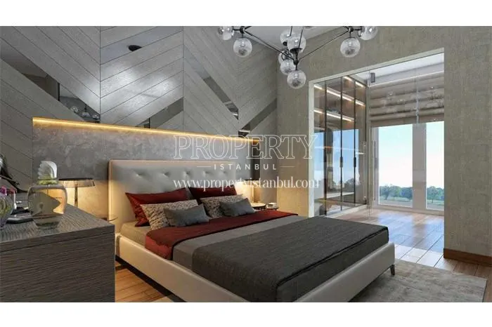 One of the master bedrooms in Avrupark Hayat