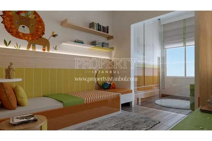 One of the bedrooms in Avrupark Hayat