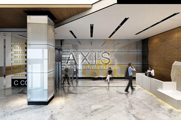 The lobby of Axis Istanbul