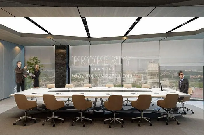 A meeting in the meeting room in Axis Istanbul