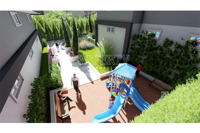 Playground for children in Ayazma Plus compound