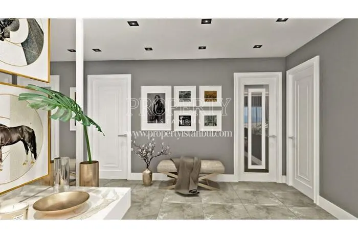 The interior of the apartment in Ayazma Plus