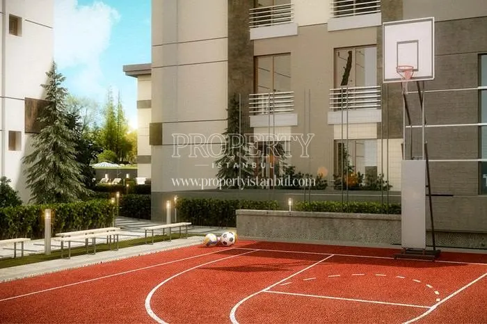 Basketball pitch in Aydogan Park Tuzla