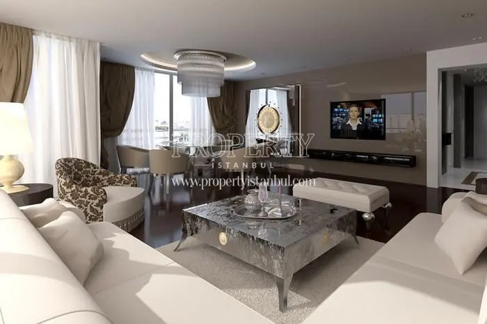 One of the living rooms in Aydogan Park Tuzla