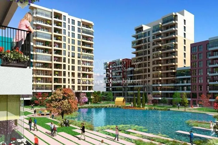 The lagoon amongst Aydos Country blocks