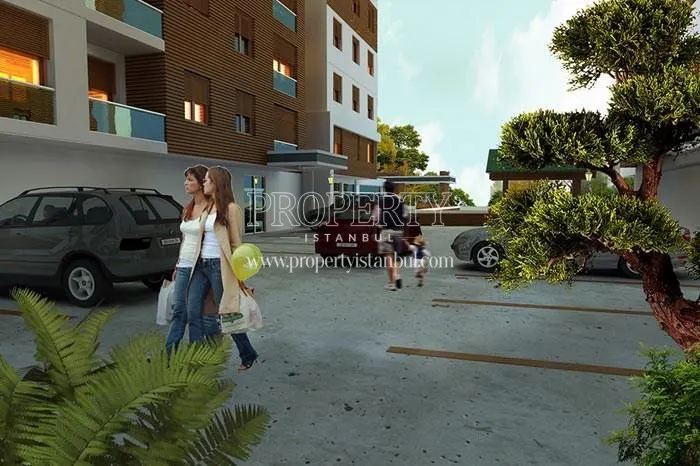 Parking lot in Aydos House