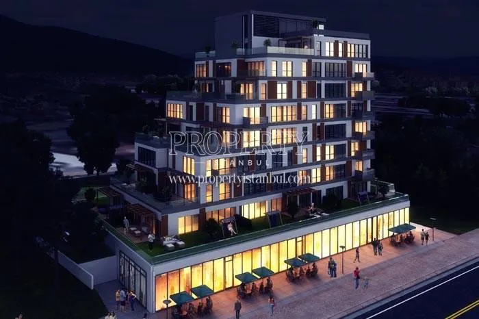 Aydos Yasam project at night
