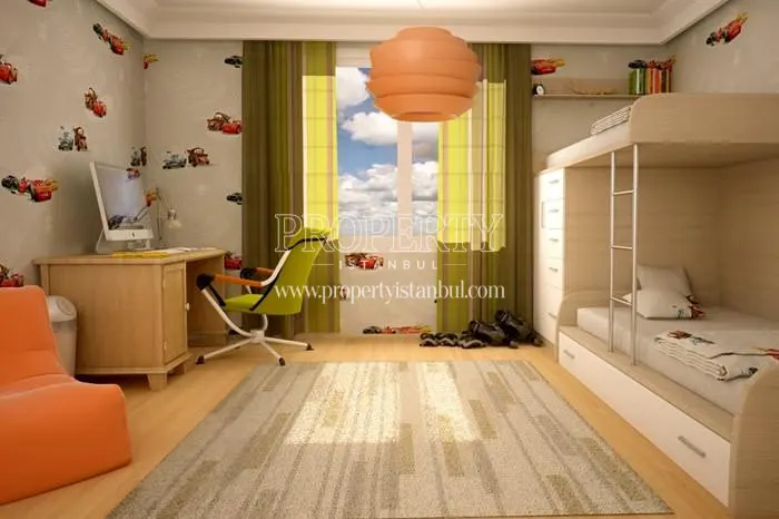 The bedroom for girls in Aykutoglu Flats