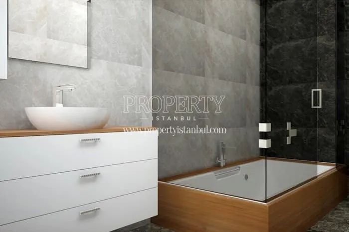 One of the bathrooms in Aykutoglu Flats