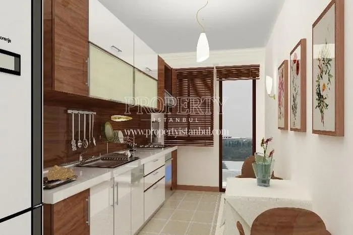 One of the kitchens in Aysegul Park Evleri
