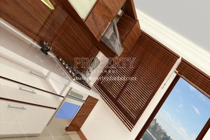 One of the kitchens in Aysegul Park Evleri