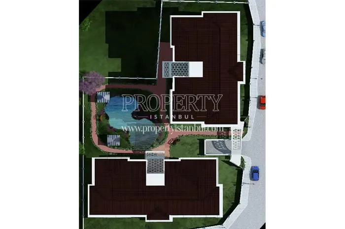 The panoramic view of Aysegul Park Evleri compound