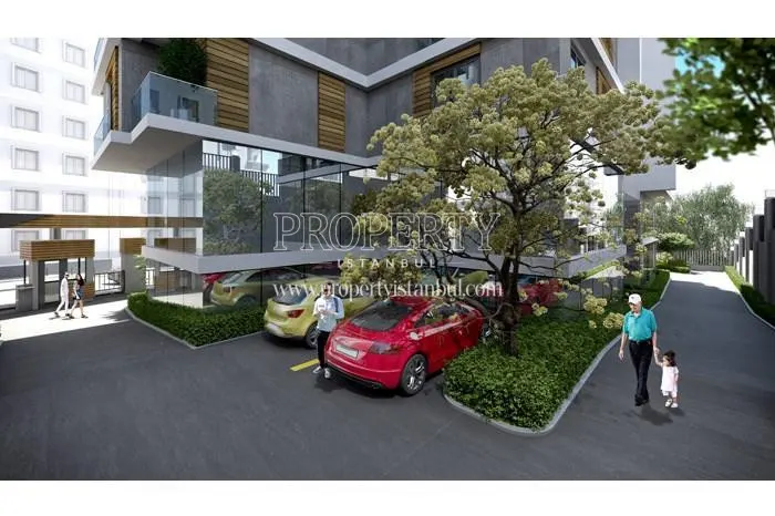 Parking lot in Aze Tower