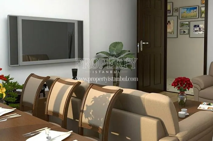 One of the living rooms in Azimvera