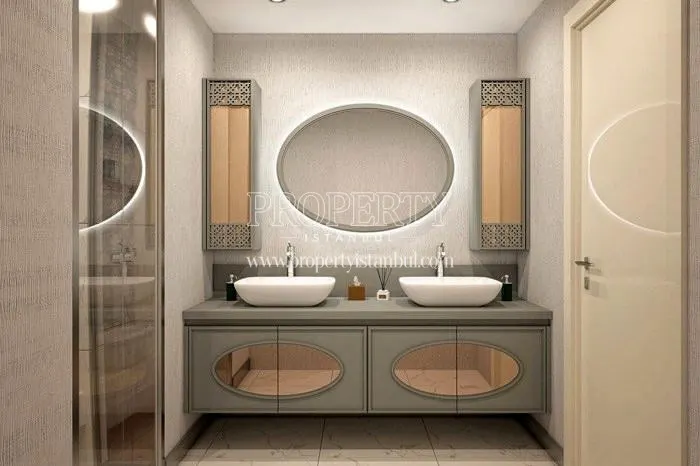 One of the bathrooms in Azur Marmara