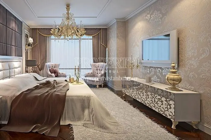 One of the master bedrooms in Babacan Palace