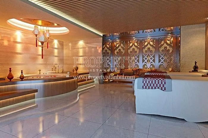 Private jacuzzi section in Babacan Palace's spa center