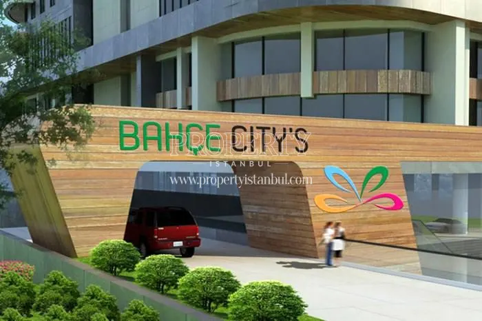 The entrance of Bahce City's compound