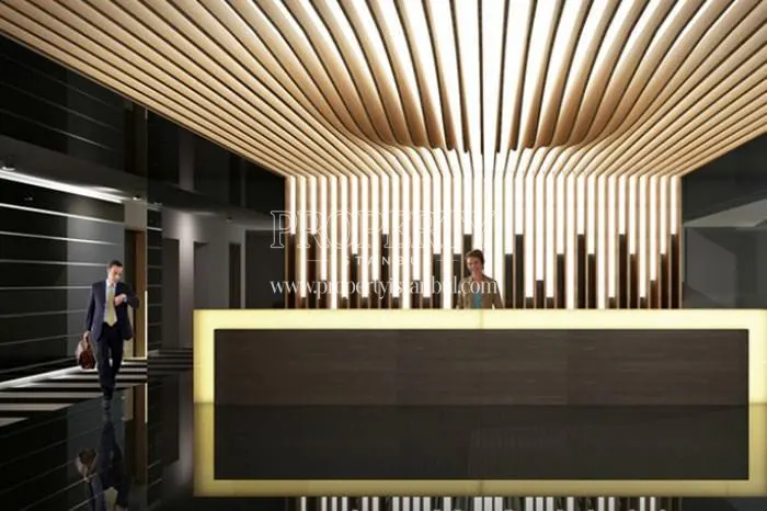 The reception of Bahce City's building