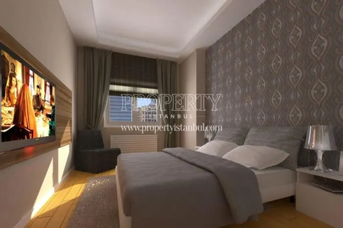 One of the bedrooms in Bahce City's homes