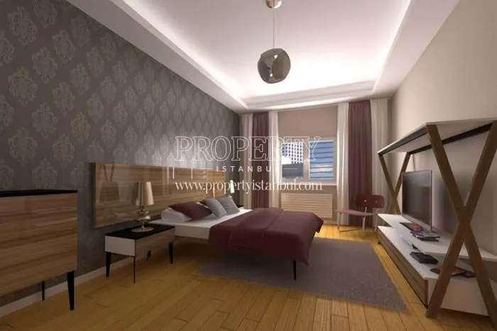 One of the bedrooms in Bahce City's homes