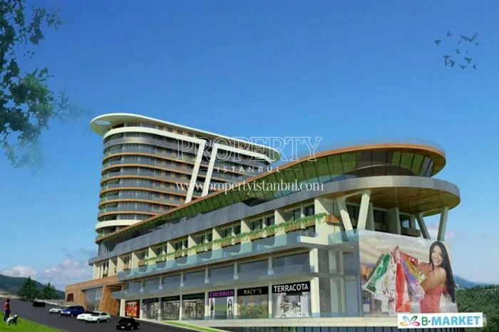 The shopping center in Bahce City's