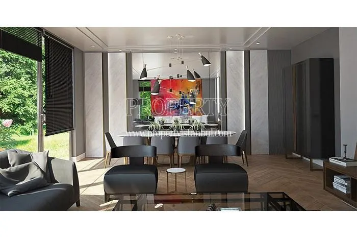 One of the living rooms in Bahcesehir Atmaca