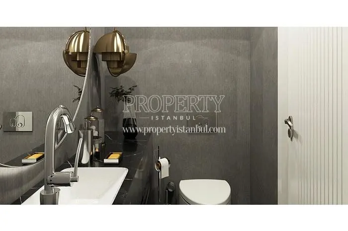 Small water closet in Bahcesehir Atmaca
