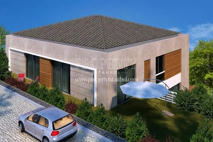 One of the villas in Bahcesehir Konaklari