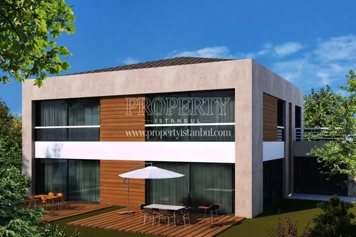 One of the villas in Bahcesehir Konaklari