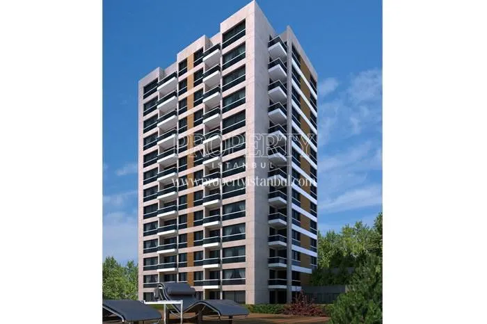 One of the blocks in Bahcesehir Konaklari