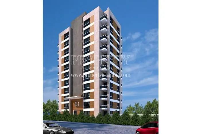 One of the blocks in Bahcesehir Konaklari
