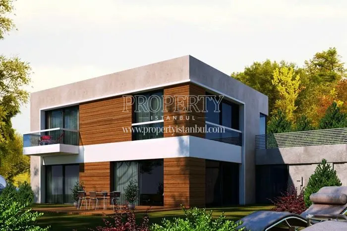 One of the villas in Bahcesehir Konaklari